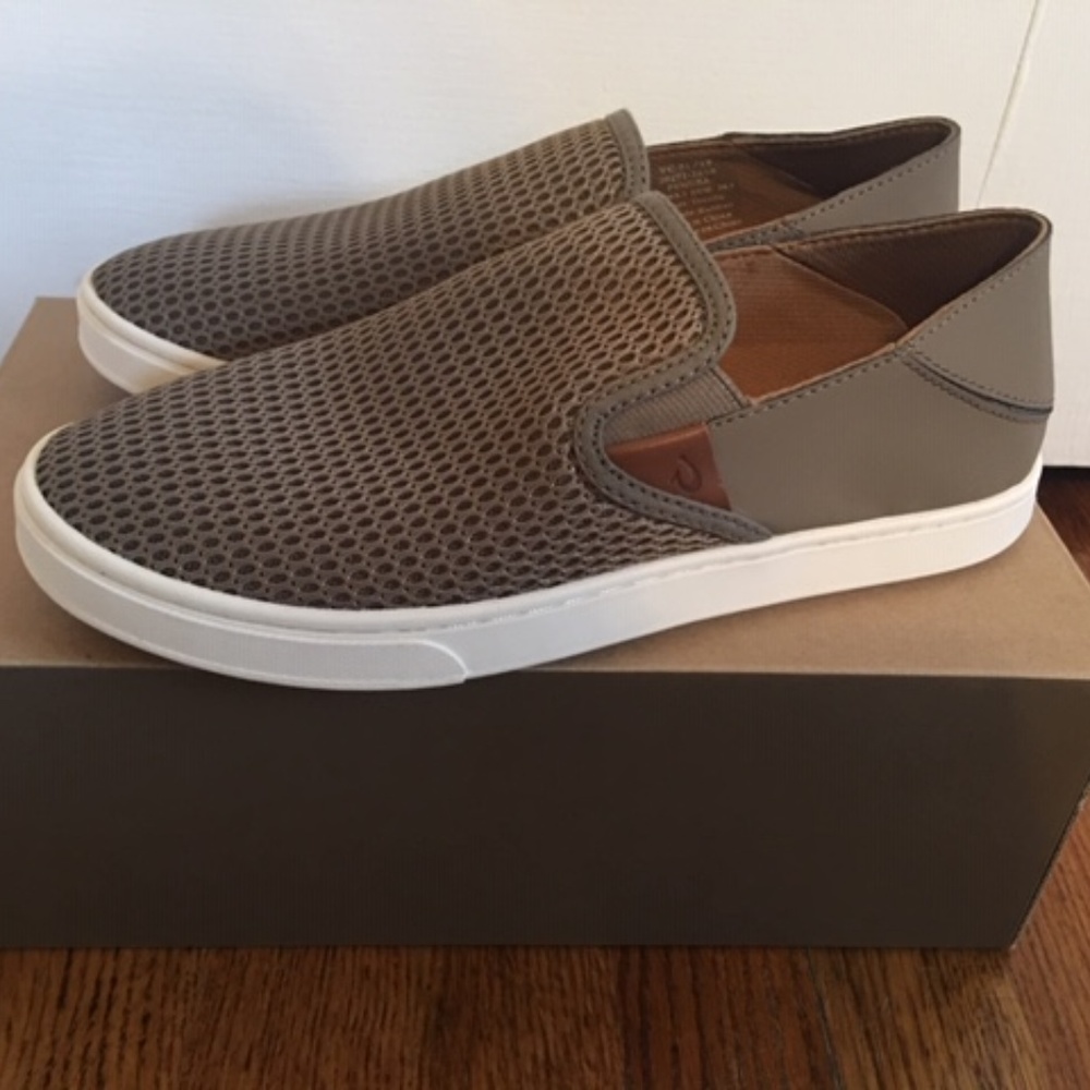 Olukai Pehuea Clay/Clay slip on sneakers 8.5 wide